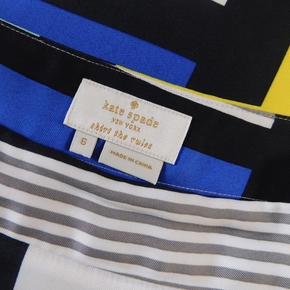 KATE SPADE Barry Pop of Color Block Stripe Colorblock Mini Colorful Size 6 - Picture 13 of 16